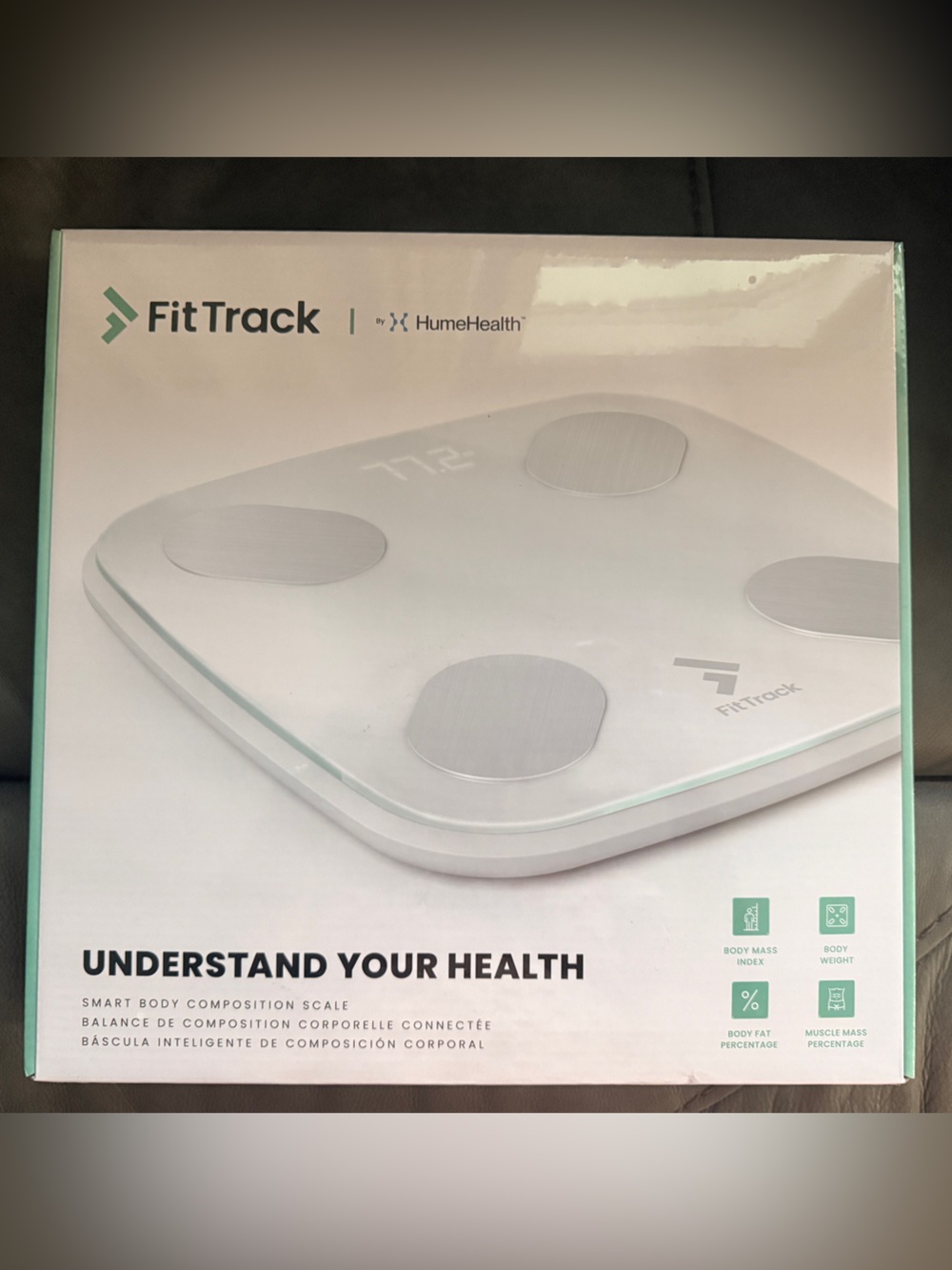 Brand New-FitTrack Smart Body Scale in White-Sealed